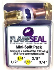 DIY Flare Seal Ductless Mini Split HVAC stop flare leak FlareSeal AC MSP-0410