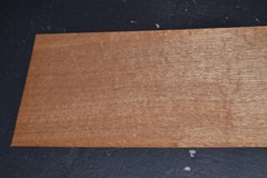 Mahogany Raw Wood Veneer Sheet 5.5 x 28 inches 1/42nd 6602-8