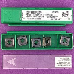 5pc WIDIA SNHX 120408PNSRMM Carbide VSM890 Milling Inserts WP25PM🎯Machinist