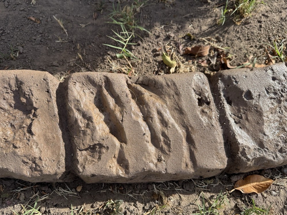 Shadow Ridge concrete stamps- realistic stone texture for curbing & vertical