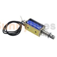 JF-0530B DC12V 300mA 5N/10mm Pull-Push-Type DC Solenoid Electromagnet
