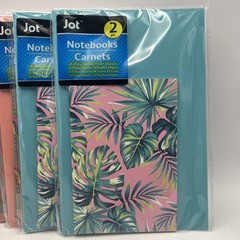 Lot of 8 Jot Lined Notebooks Assorted Rainbow & Tropical New Sealed