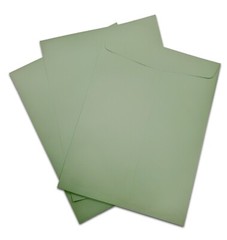 9″ x 12″ Green Wove Catalog Envelopes (500 Envelopes per Order)