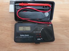 Vtg Radio Shack 22-179A Pocket LCD Digital Multimeter Electronic Test Auto-Range