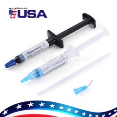 Dental Orthodontic Cure Light Composite Resin Adhesive Blue Glue Kit