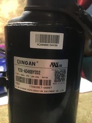 QINGAN YZG- A046BY2D2 115V 60Hz 1PH LRA: 20A R410A Compressor