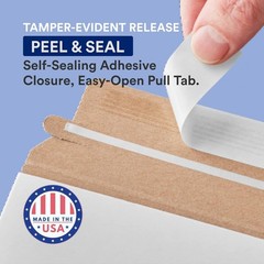 StayFlat Self-Sealing Envelopes 11×13.5 – 100-Pack for Safe Document Shipping