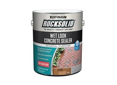 Rust-Oleum 317927 RockSolid Wet Look Concrete Sealer, 1 Gal., Clear