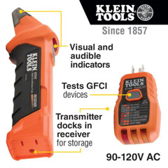 Klein Tools Circuit Breaker Locate Finder Tool Kit with Accessories 2 PCS Set