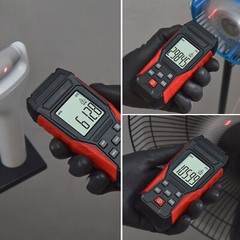 HFS(R) Digital Tachometer Non-Contact RPM Tach Laser 3~100000RPM