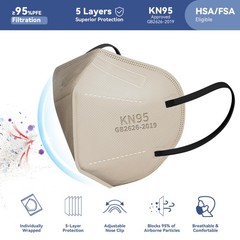 KN95 Face Masks Adults Disposable 100 Pack KN95 Masks Protective Comfortable…