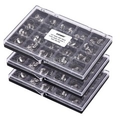 AZDENT Bandas de ortodoncia dental Tubo bucal Primer molar MBT 022 “16#-35#
