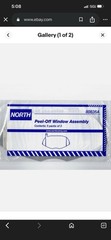 Honeywell North 80836A Peel-Away Lens Window For Full Face Piece (15 Per Pack)