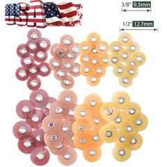 100PCS Dental SOFLEX Discs Composite Finishing Polishing Discs 9.5mm/12.7mm