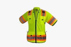 Crew Yellow Reflective High Visibility Class 3 Safety Vest