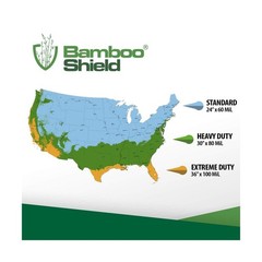 20 feet Long x 36 inch x 100 mil – Bamboo Root Barrier/Water Barrier 20 feet