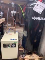 Refrigerated Compressed Air Dryer 21.6 CFM 3-In-1 Air Line Dryer 120V 140 PSI