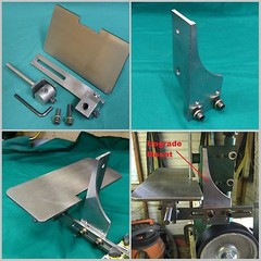 D-D Work / Tool Rest for Grizzly G1015 2″ x 72″ Knife Belt Grinder – 10″ Table