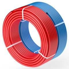 VEVOR PEX-A Tubing 2 Rolls 1/2in x 100ft Blue & Red Pex Tube for Potable Water