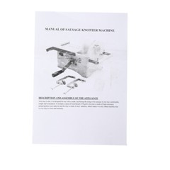 Stainless Steel Commercial Manual Hand-Rolling Sausage Tying & Knotting Machine