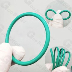 1mm Cross Section Fluorine Rubber O Ring FKM Seals 1mm – 58mm ID Green Metric