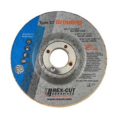 ☀️Rex-Cut 4-1/2″ A24 Cotton Fiber Grinding Blending Wheel, Fast Cut Weld Removal