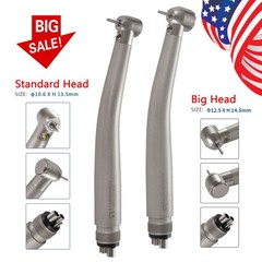 Dental Fiber Optic LED E-generator Handpiece Big/Standard Head 2/4H UDM PR