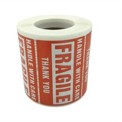Fragile Stickers 1 Roll 500 2×3 Fragile Label Sticker Handle With Care Mailing