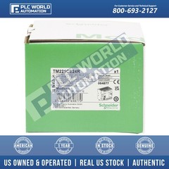 Schneider TM221CE24R Modicon M221 Logic Controller, 24 I/O, Ethernet, Brand New