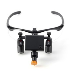 US 4.0X Dental Surgical Medical Loupes Magnifier Binocular Ergo+ LED Head Light