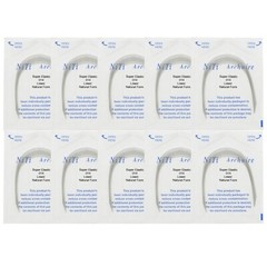US Dental Orthodontic Super Elastic Natural Form Niti Round Arch Wires 10Packs