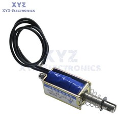 JF-0530B DC12V 300mA 5N/10mm Pull-Push-Type DC Solenoid Electromagnet New