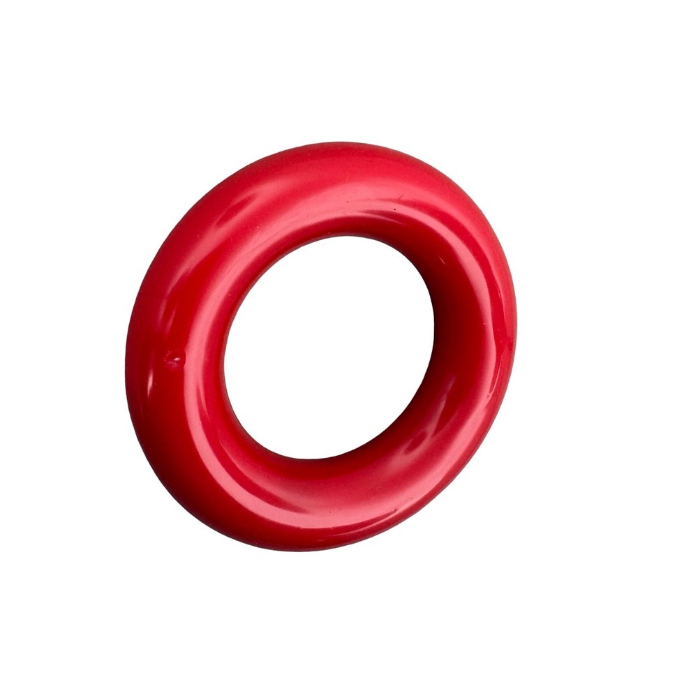 Red Vinyl-Coated Lead Ring Flask Weight for Laboratory Beakers/Flasks 10cm