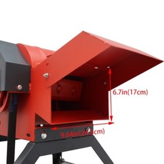 4-Blade Hay Cutter Pulverizer Feed Chaff Crop Straw Breaker 220V 400-800kg/h