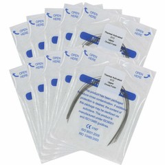 5 Packs Dental Thermal Activated Niti Round Orthodontic Arch wires 012 Upper
