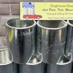 12- Rigid 1” Conduit Couplings, Threaded, Steel, Open Box
