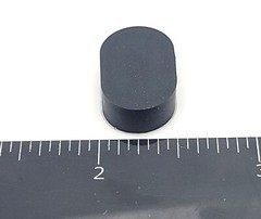 3/4″ x 1/2″ Oval Rubber Stick on Feet 1/4″ Thick Adhesive Backing Bumper Pads