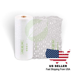 LINEME Air Cushion Air Pillow Filler Bag for packaging 6000pcs 1969ft Roll 8×4