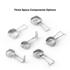 Dental Orthodontic Braces Space Maintainer Band Kit with Wires #23 -#42 For Kids