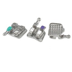 Dental Orthodontic Metal Brackets Braces Roth MBT 018 022 345 Hook Mini MIM Twin
