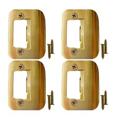 Gator Door Strike Plate with Screws, – 2-1/4″ by 1-3/4″ Universal Latch Re