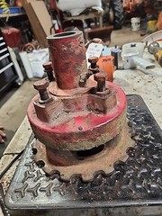 International Hay Rake LH Drive Hub And Sprocket (Unsure Of Model. Poss #11?)