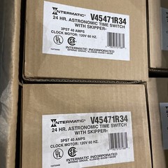 (C) Intermatic V45471R34 24 HR. Astronomic Time Switch With Skipper 3PST 40A⚡️