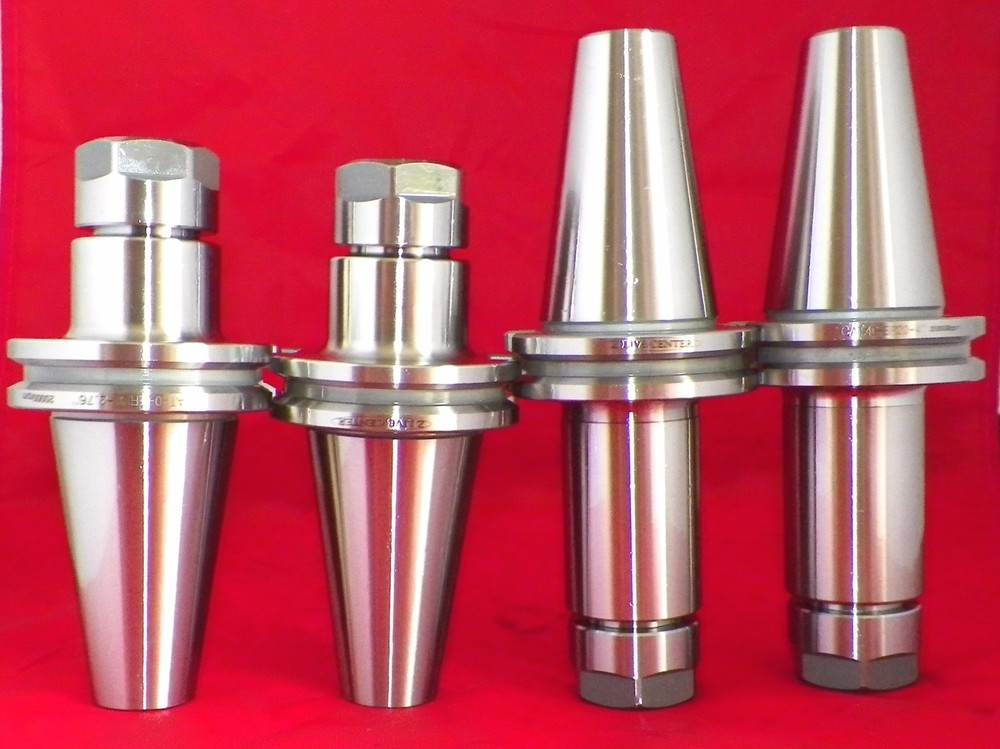 CAT40 ER20 Collet Chucks 4 Pcs w Projection 2.76″-4″ Balanced G2.5 @20,000 RPM