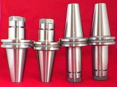 CAT40 ER20 Collet Chucks 4 Pcs w Projection 2.76″-4″ Balanced G2.5 @20,000 RPM