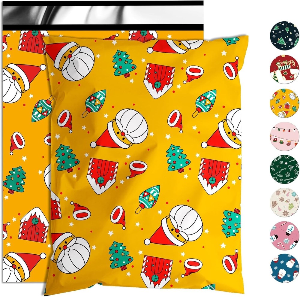 Jowlroel Christmas Poly Mailer – 12×15.5 Inch, Waterproof Shipping Bags – 50 …