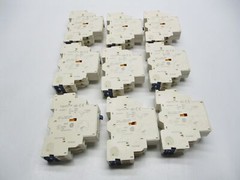SCHNEIDER ELECTRIC GVAN11 AUXILIARY CONTACT LOT OF 9 NSNP