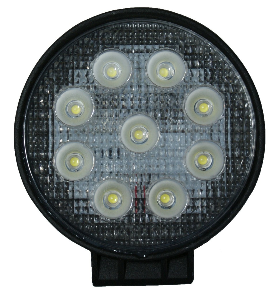 12 + 24 VOLTS 27 WATTS FORKLIFT WORK LIGHT INDIVIDUAL LED 4.3″ SEALED VHY037