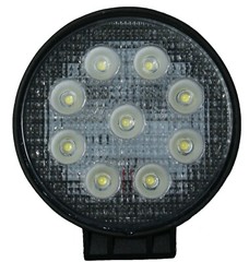 12 + 24 VOLTS 27 WATTS FORKLIFT WORK LIGHT INDIVIDUAL LED 4.3″ SEALED VHY037