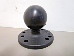 Ram Mount RAM-202U C Size Round Plate with Ball 1.5″ Ball x 2.5″ Base